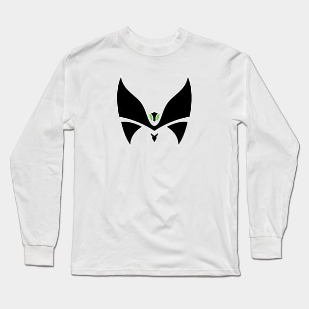 Papillion Ohger Face Long Sleeve T-Shirt by Javier Casillas